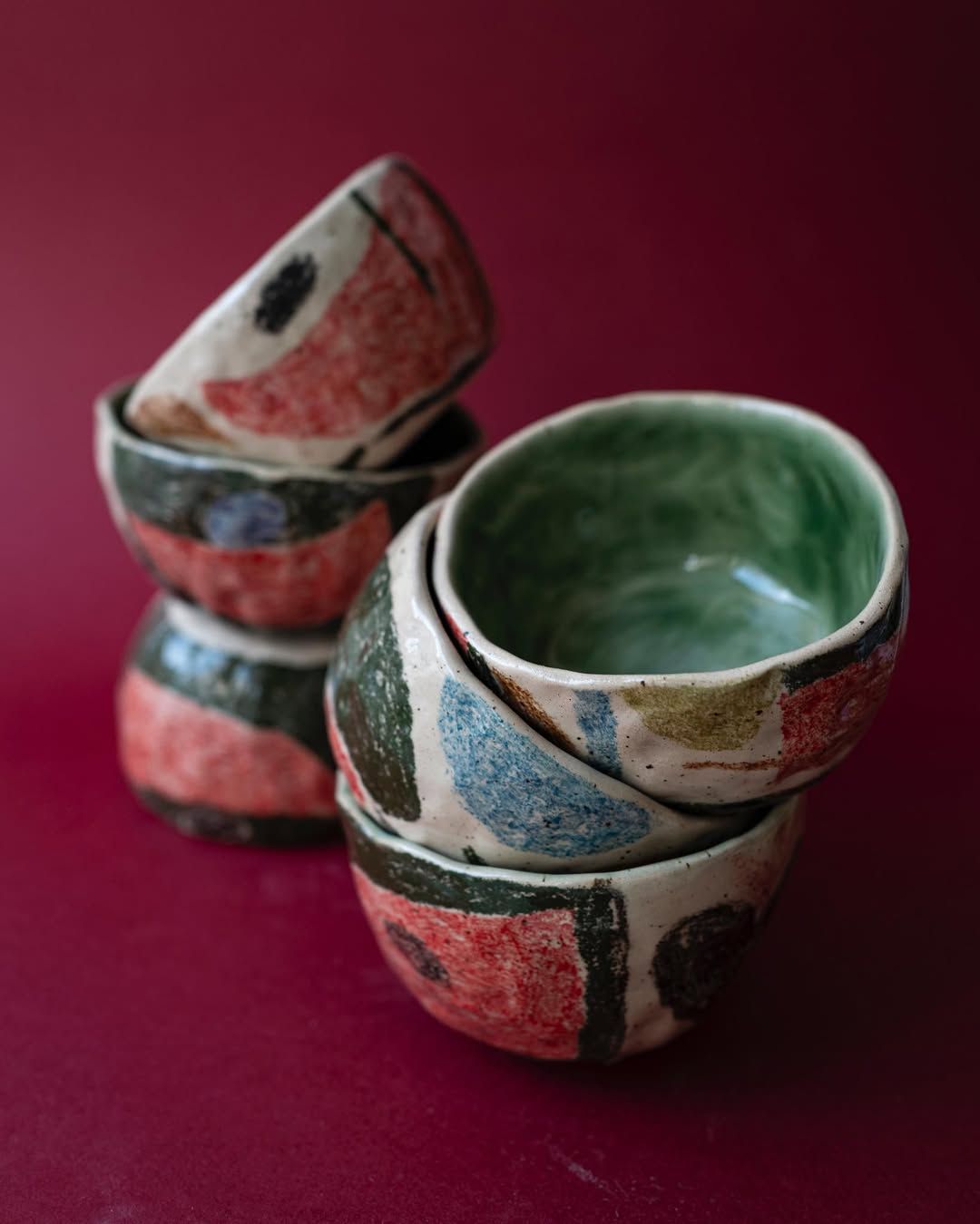 Glazed Plant Pots — handmade ceramic, Ceramic Pot Station